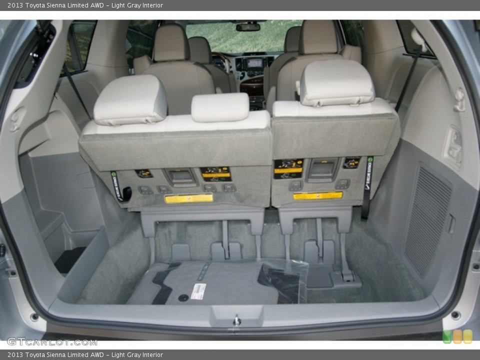 Light Gray Interior Trunk for the 2013 Toyota Sienna Limited AWD #71217571