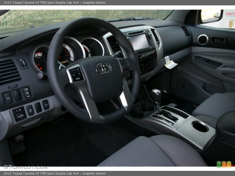 Graphite Interior Photo for the 2013 Toyota Tacoma V6 TRD Sport Double Cab 4x4 #71217970