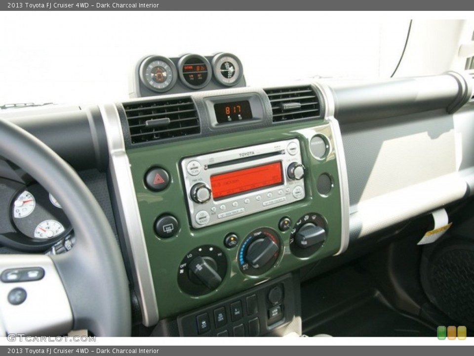 Dark Charcoal Interior Dashboard for the 2013 Toyota FJ Cruiser 4WD #71218082