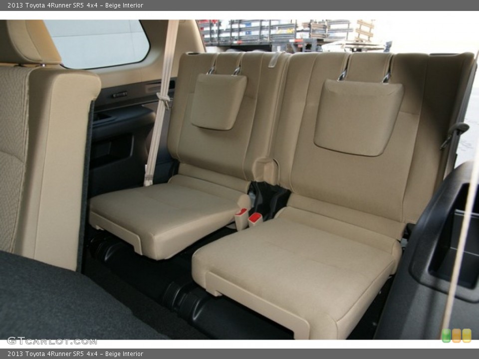 Beige Interior Rear Seat for the 2013 Toyota 4Runner SR5 4x4 #71218510