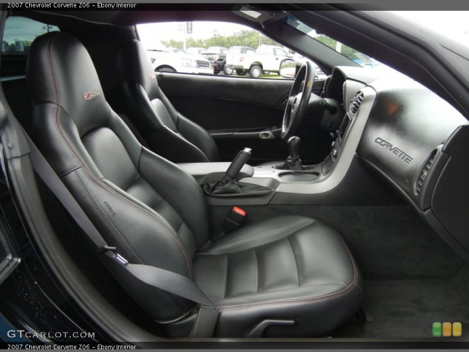 Ebony Interior Photo for the 2007 Chevrolet Corvette Z06 #71218852