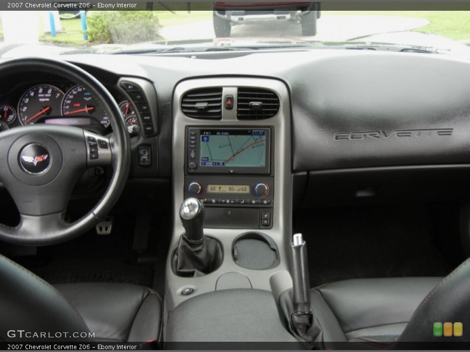 Ebony Interior Dashboard for the 2007 Chevrolet Corvette Z06 #71218867