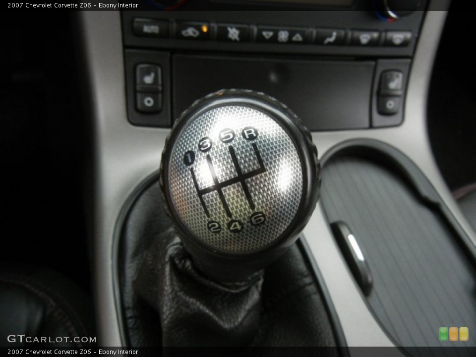 Ebony Interior Transmission for the 2007 Chevrolet Corvette Z06 #71218904