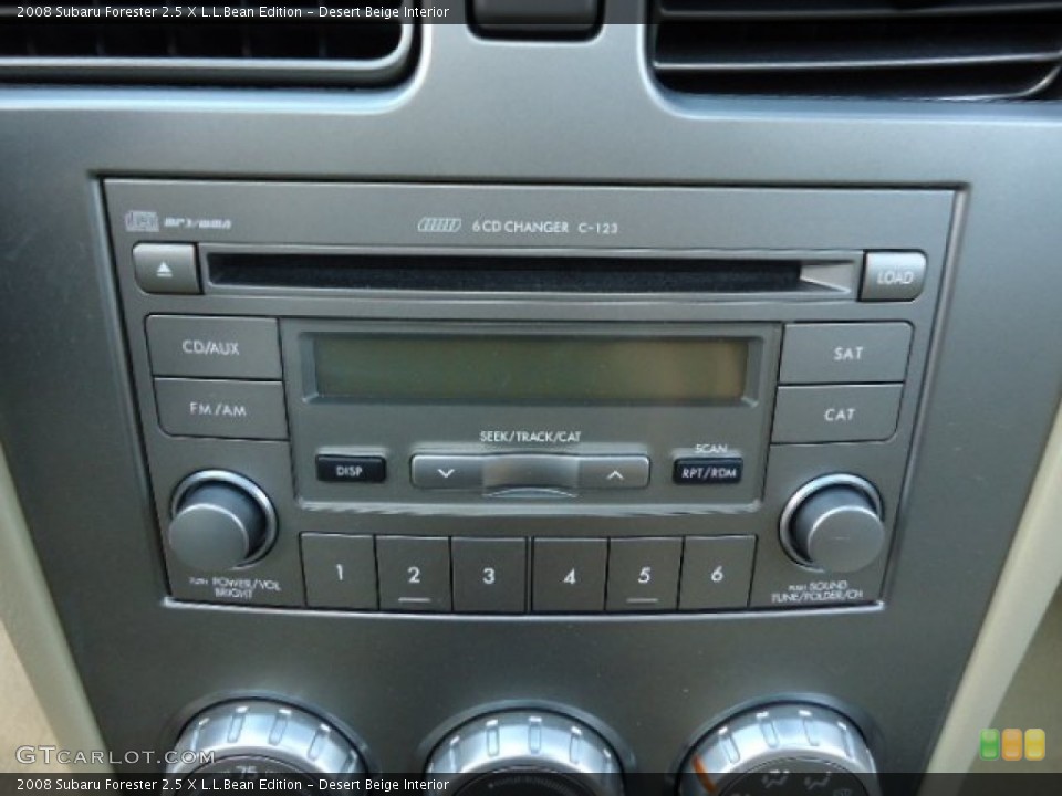 Desert Beige Interior Audio System for the 2008 Subaru Forester 2.5 X L.L.Bean Edition #71219482