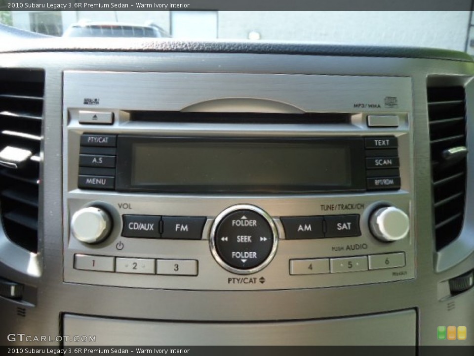 Warm Ivory Interior Audio System for the 2010 Subaru Legacy 3.6R Premium Sedan #71219809