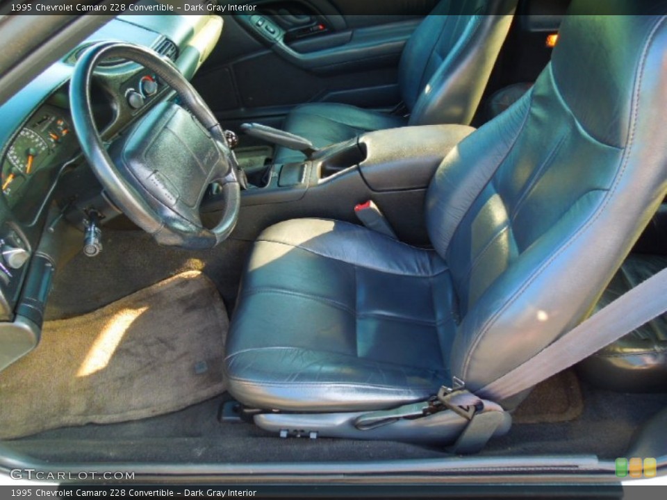 Dark Gray Interior Photo for the 1995 Chevrolet Camaro Z28 Convertible #71221159