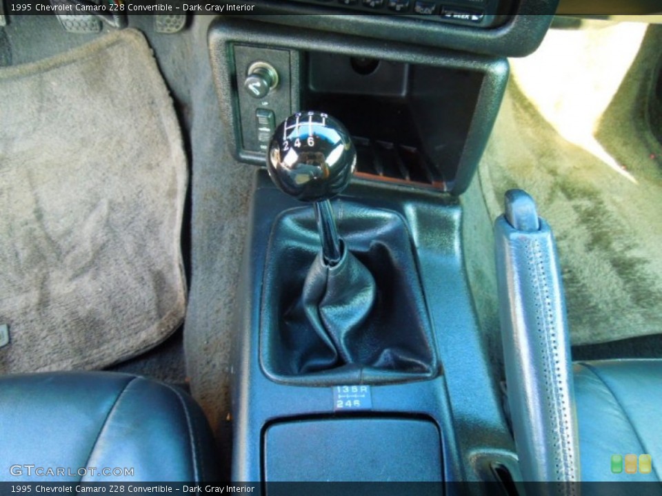 Dark Gray Interior Transmission for the 1995 Chevrolet Camaro Z28 Convertible #71221183