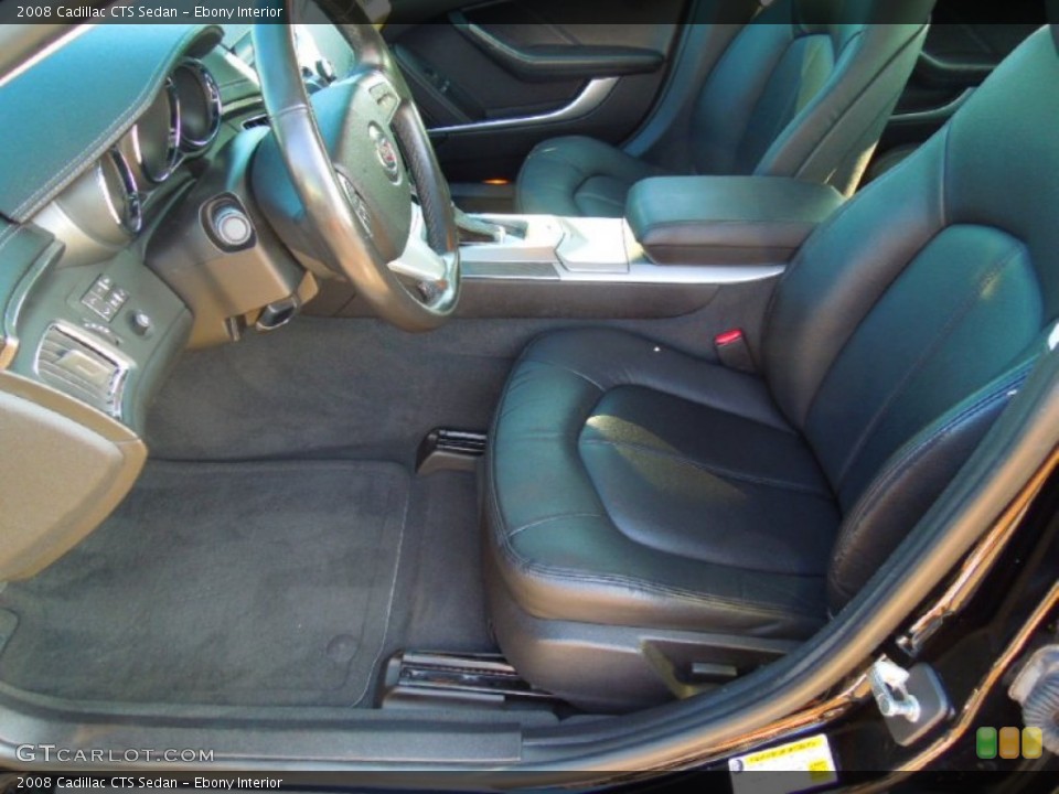 Ebony Interior Photo for the 2008 Cadillac CTS Sedan #71221312