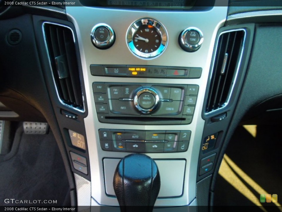 Ebony Interior Controls for the 2008 Cadillac CTS Sedan #71221336