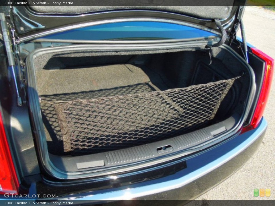 Ebony Interior Trunk for the 2008 Cadillac CTS Sedan #71221372