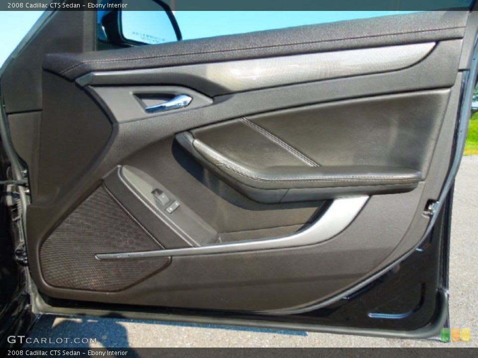 Ebony Interior Door Panel for the 2008 Cadillac CTS Sedan #71221396