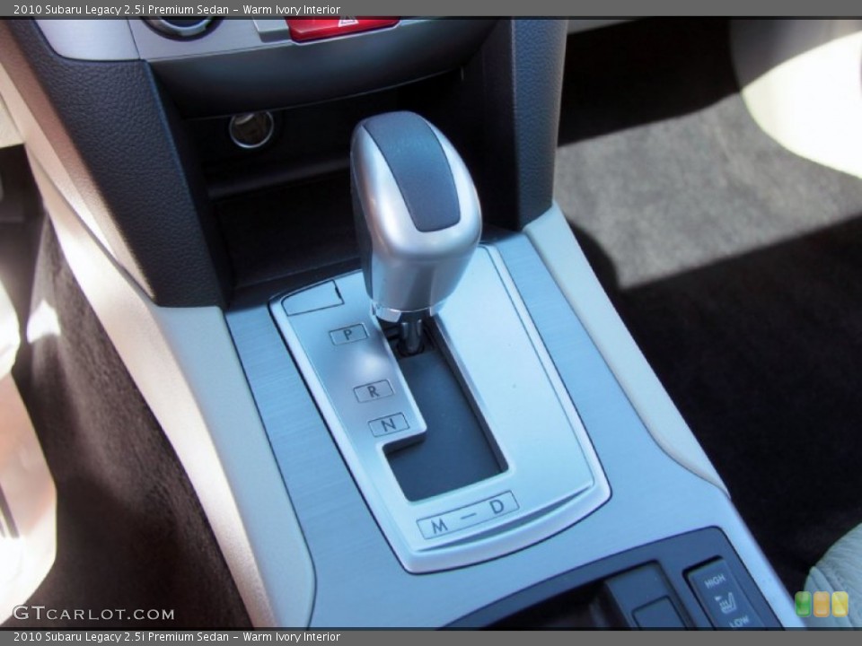 Warm Ivory Interior Transmission for the 2010 Subaru Legacy 2.5i Premium Sedan #71221861