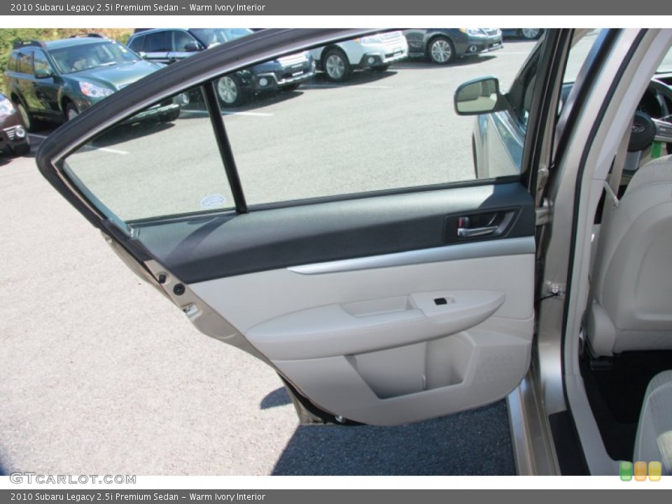 Warm Ivory Interior Door Panel for the 2010 Subaru Legacy 2.5i Premium Sedan #71221888