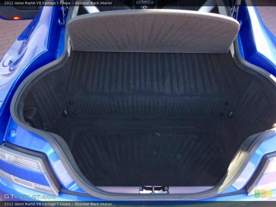 Obsidian Black Interior Trunk for the 2012 Aston Martin V8 Vantage S Coupe #71222002