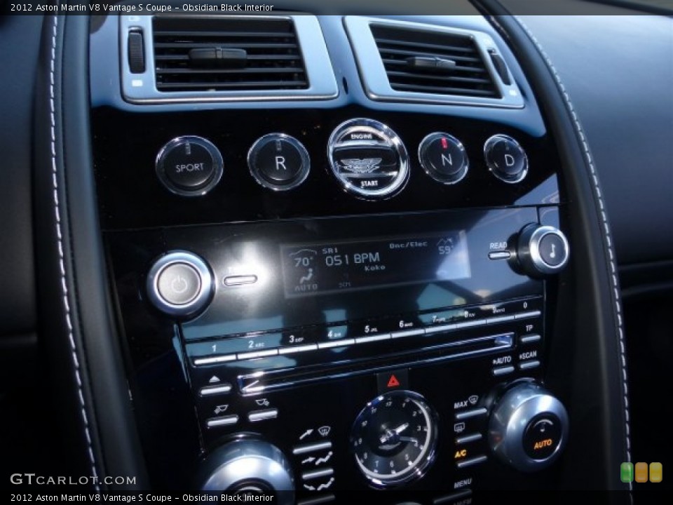 Obsidian Black Interior Controls for the 2012 Aston Martin V8 Vantage S Coupe #71222047