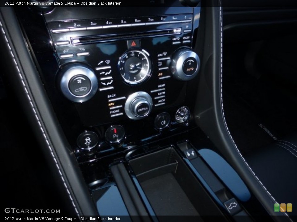 Obsidian Black Interior Controls for the 2012 Aston Martin V8 Vantage S Coupe #71222050