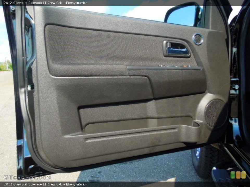 Ebony Interior Door Panel for the 2012 Chevrolet Colorado LT Crew Cab #71224818