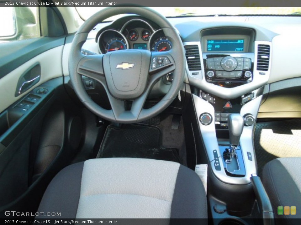 Jet Black/Medium Titanium Interior Dashboard for the 2013 Chevrolet Cruze LS #71225100