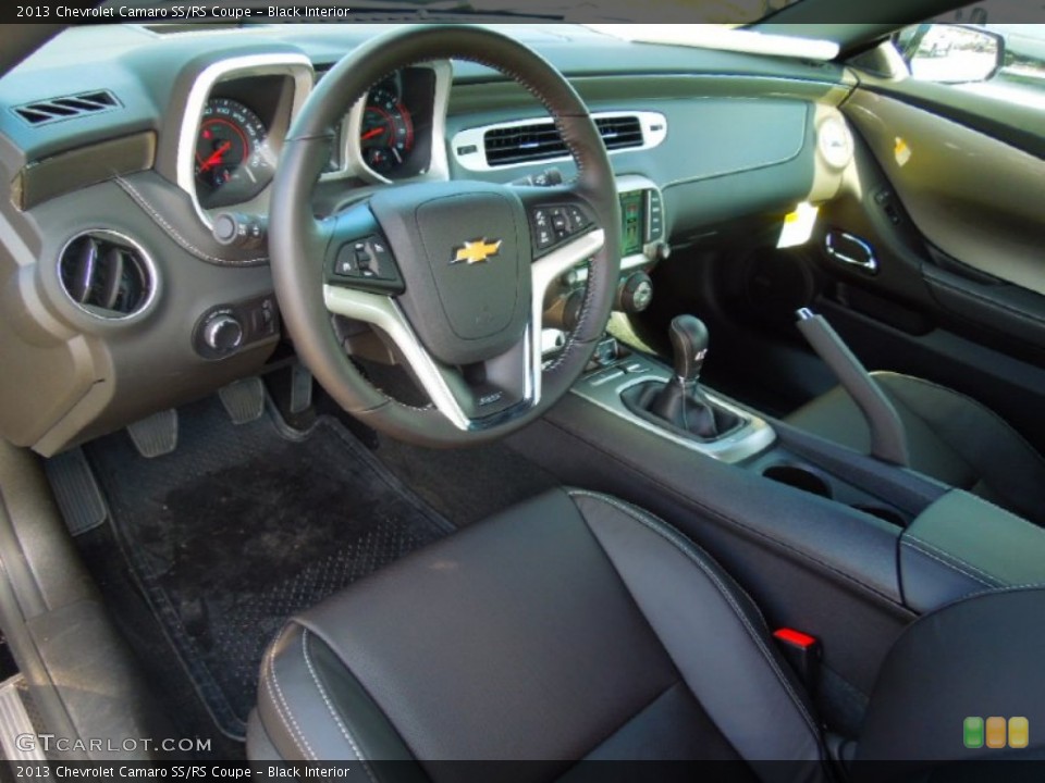 Black Interior Prime Interior for the 2013 Chevrolet Camaro SS/RS Coupe #71225430