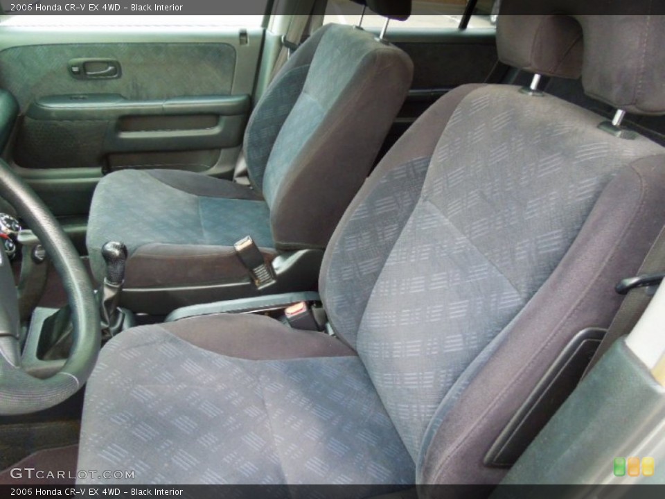 Black Interior Front Seat for the 2006 Honda CR-V EX 4WD #71225985