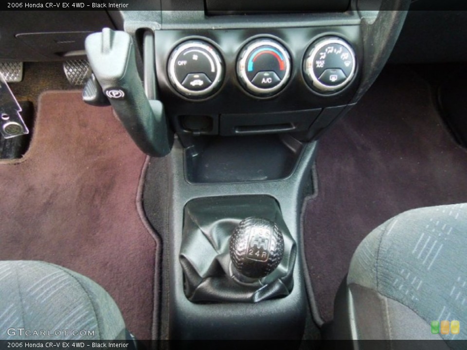 Black Interior Controls for the 2006 Honda CR-V EX 4WD #71226018