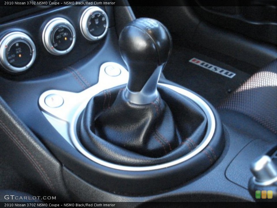 NISMO Black/Red Cloth Interior Transmission for the 2010 Nissan 370Z NISMO Coupe #71229810