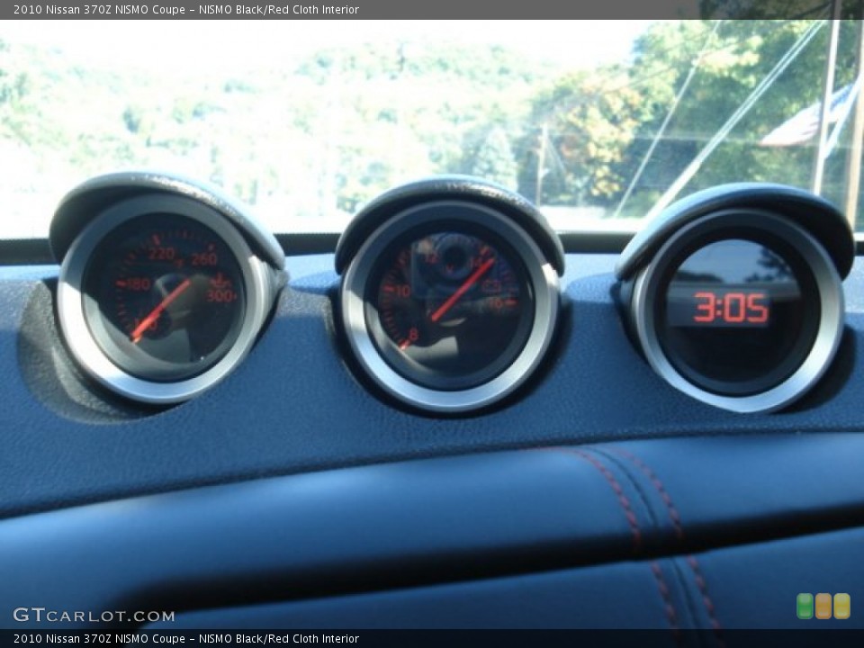 NISMO Black/Red Cloth Interior Gauges for the 2010 Nissan 370Z NISMO Coupe #71229828