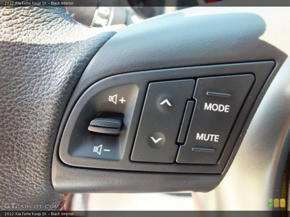 Black Interior Controls for the 2012 Kia Forte Koup SX #71231007