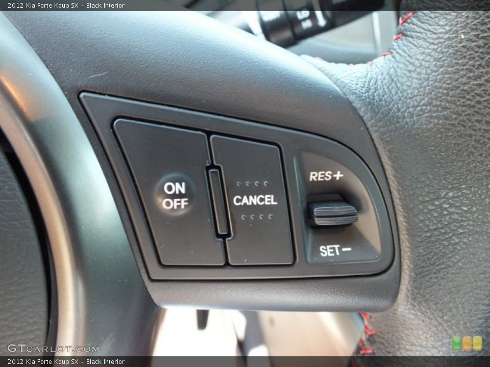 Black Interior Controls for the 2012 Kia Forte Koup SX #71231016