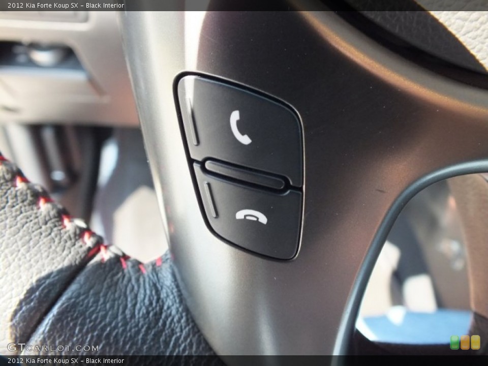 Black Interior Controls for the 2012 Kia Forte Koup SX #71231025