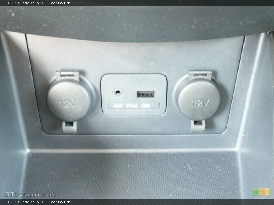 Black Interior Controls for the 2012 Kia Forte Koup SX #71231103