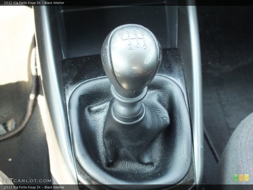 Black Interior Transmission for the 2012 Kia Forte Koup SX #71231148