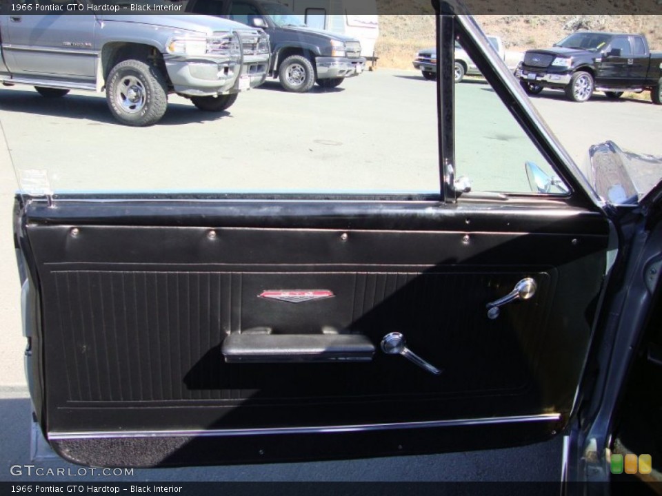 Black Interior Door Panel for the 1966 Pontiac GTO Hardtop #71231997
