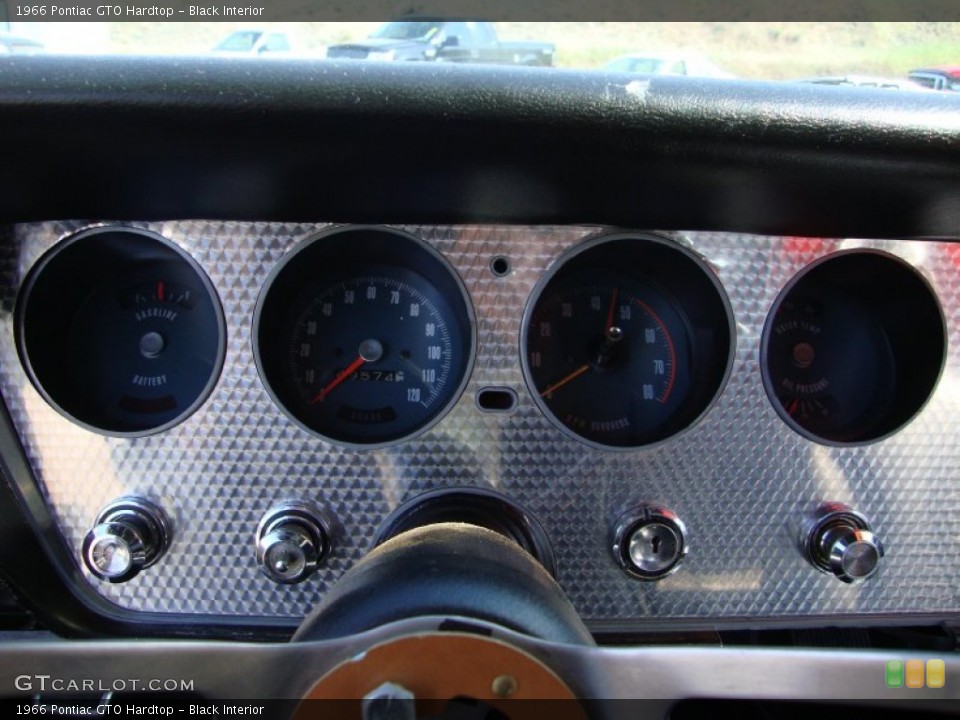 Black Interior Gauges for the 1966 Pontiac GTO Hardtop #71232015