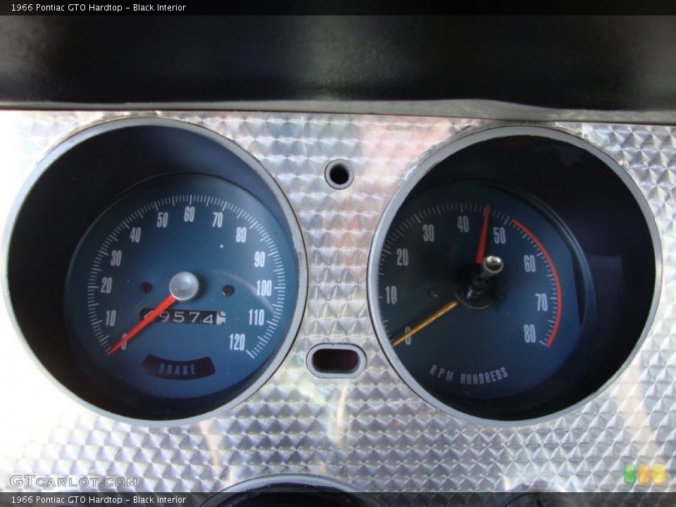Black Interior Gauges for the 1966 Pontiac GTO Hardtop #71232033