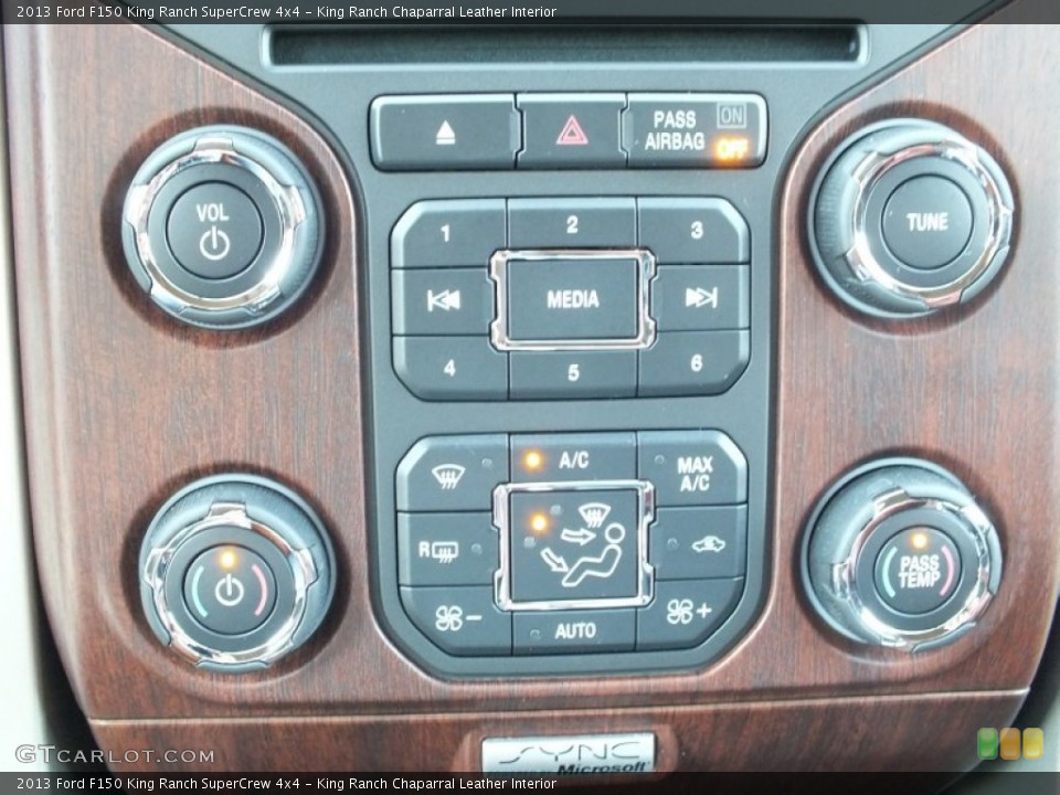 King Ranch Chaparral Leather Interior Controls for the 2013 Ford F150 King Ranch SuperCrew 4x4 #71233272