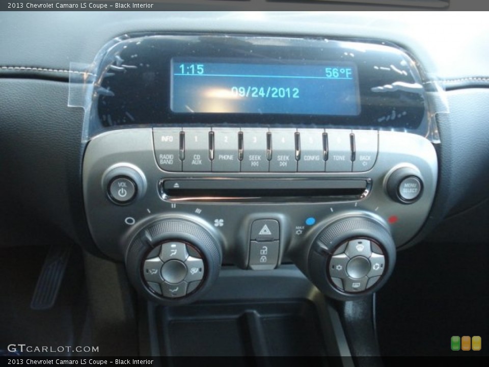 Black Interior Controls for the 2013 Chevrolet Camaro LS Coupe #71233935