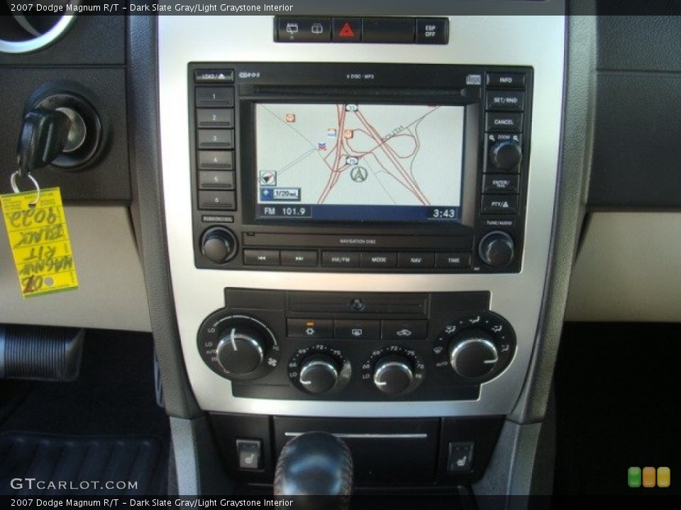 Dark Slate Gray/Light Graystone Interior Navigation for the 2007 Dodge Magnum R/T #71234043