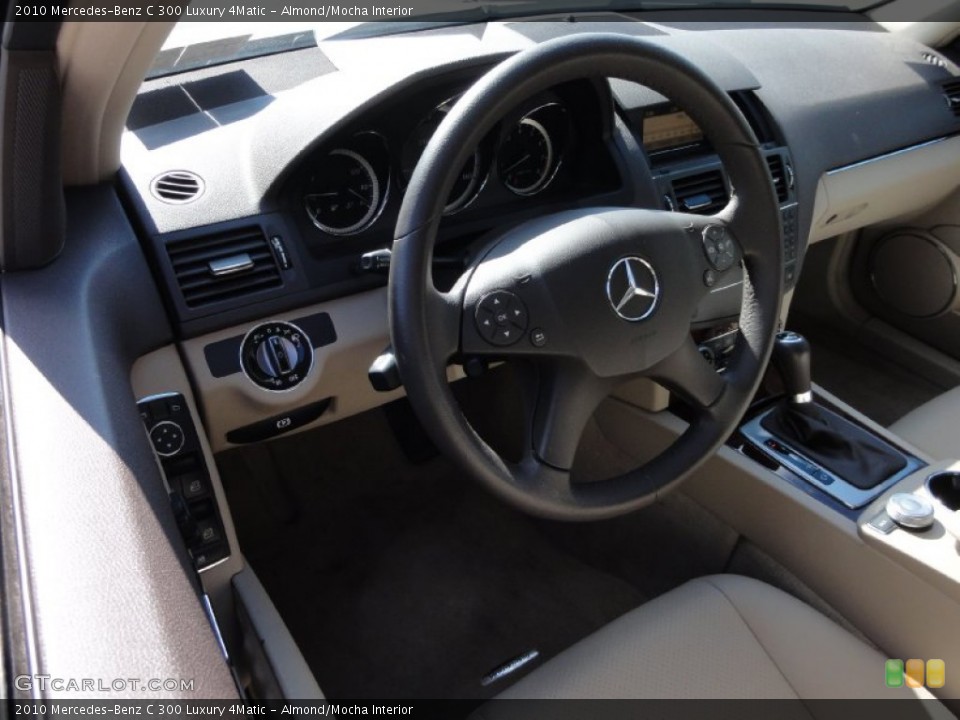 Almond/Mocha Interior Steering Wheel for the 2010 Mercedes-Benz C 300 Luxury 4Matic #71236773