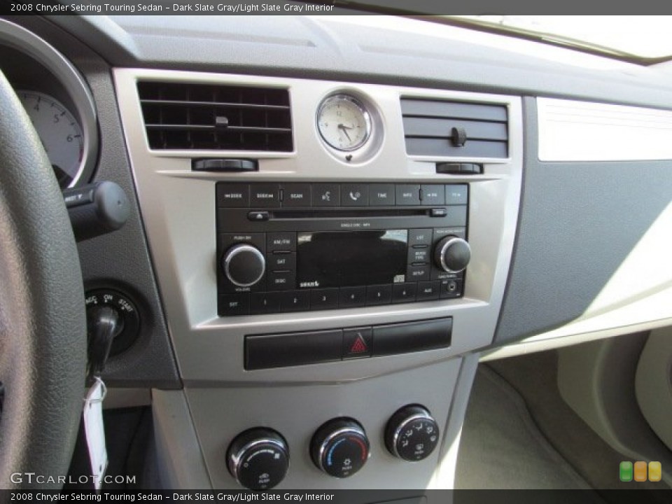 Dark Slate Gray/Light Slate Gray Interior Audio System for the 2008 Chrysler Sebring Touring Sedan #71237960