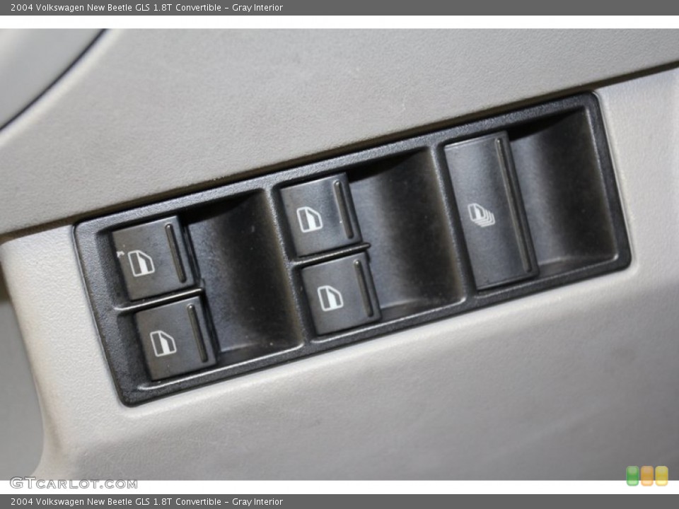 Gray Interior Controls for the 2004 Volkswagen New Beetle GLS 1.8T Convertible #71241961