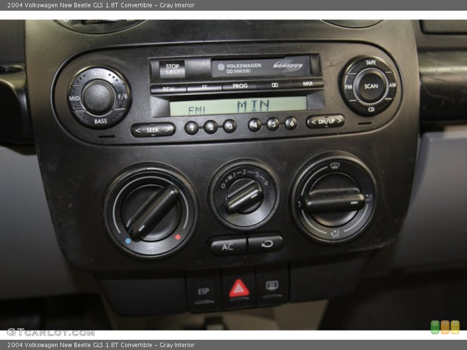 Gray Interior Audio System for the 2004 Volkswagen New Beetle GLS 1.8T Convertible #71241979