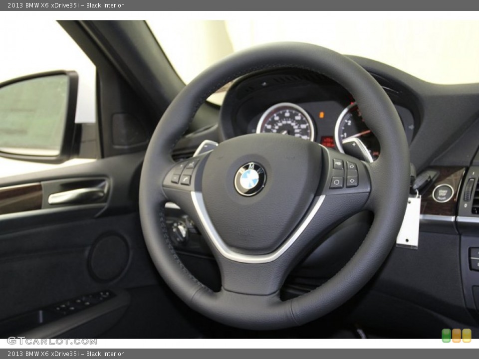 Black Interior Steering Wheel for the 2013 BMW X6 xDrive35i #71242315
