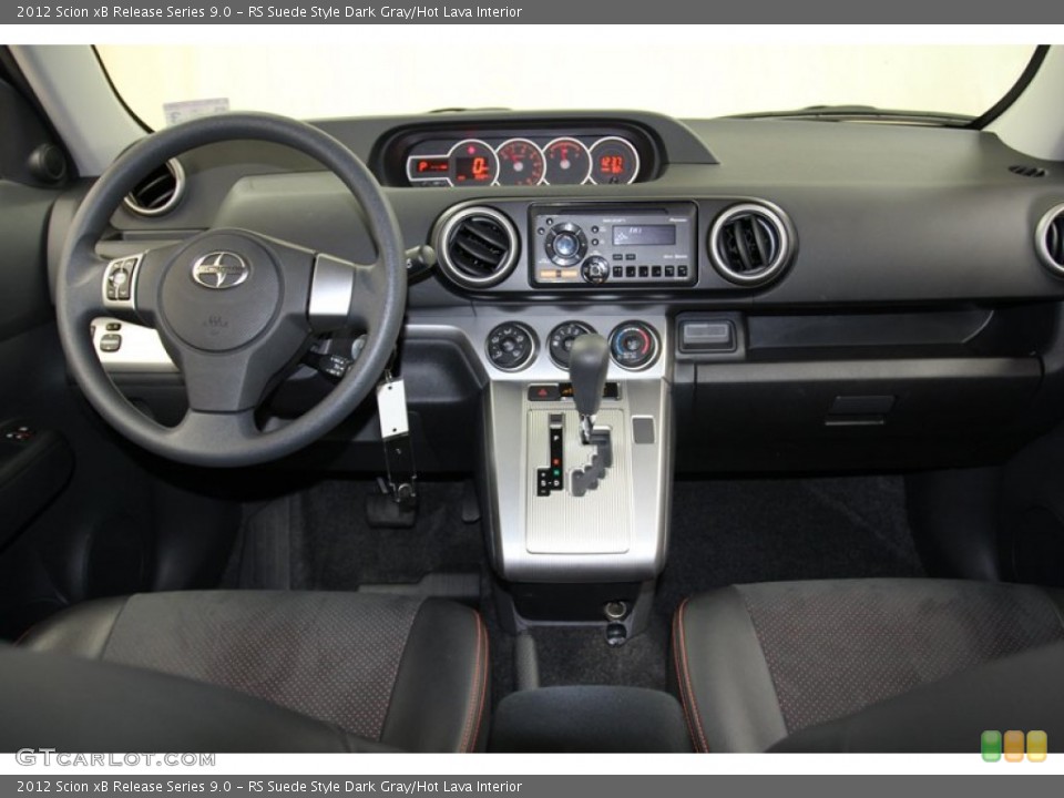 RS Suede Style Dark Gray/Hot Lava Interior Dashboard for the 2012 Scion xB Release Series 9.0 #71242864