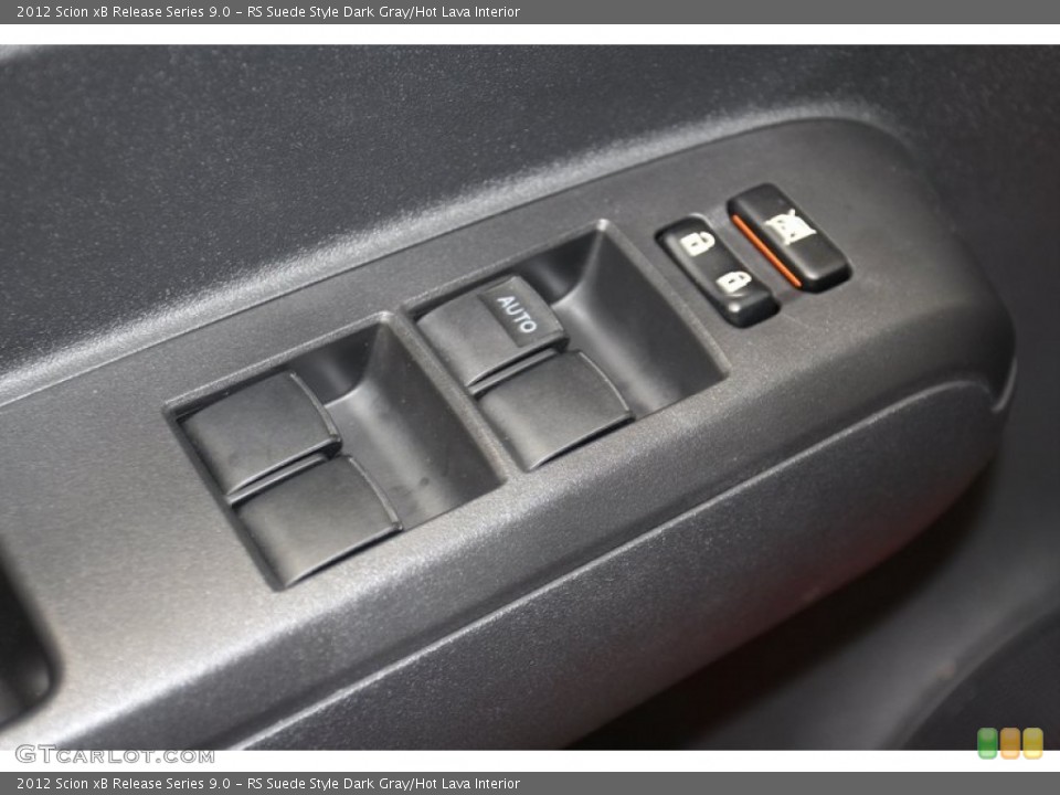 RS Suede Style Dark Gray/Hot Lava Interior Controls for the 2012 Scion xB Release Series 9.0 #71242964