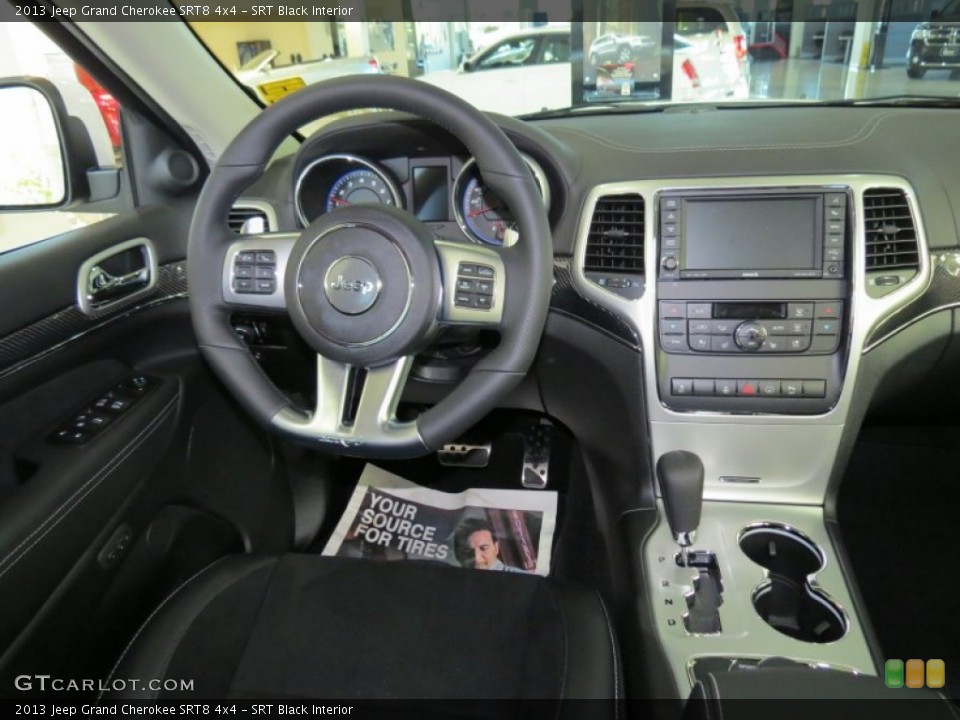 SRT Black Interior Dashboard for the 2013 Jeep Grand Cherokee SRT8 4x4 #71243014