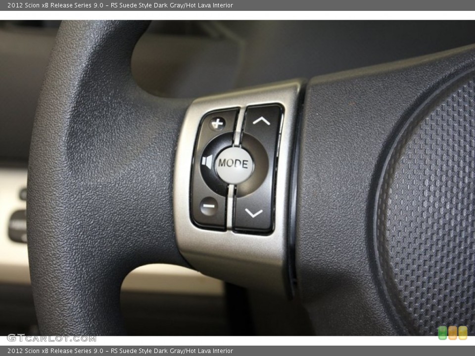 RS Suede Style Dark Gray/Hot Lava Interior Controls for the 2012 Scion xB Release Series 9.0 #71243050
