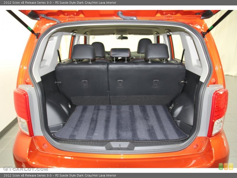 RS Suede Style Dark Gray/Hot Lava Interior Trunk for the 2012 Scion xB Release Series 9.0 #71243108