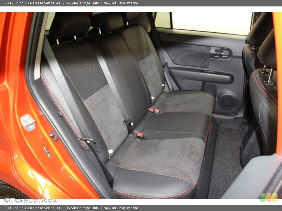 RS Suede Style Dark Gray/Hot Lava Interior Photo for the 2012 Scion xB Release Series 9.0 #71243134