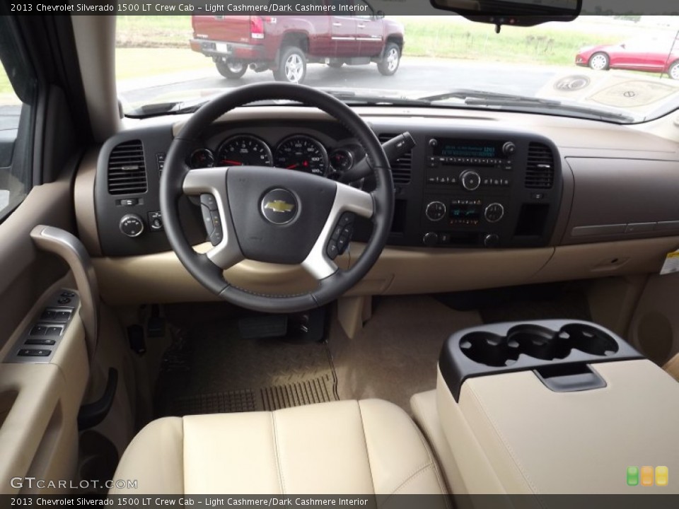 Light Cashmere/Dark Cashmere Interior Photo for the 2013 Chevrolet Silverado 1500 LT Crew Cab #71243659